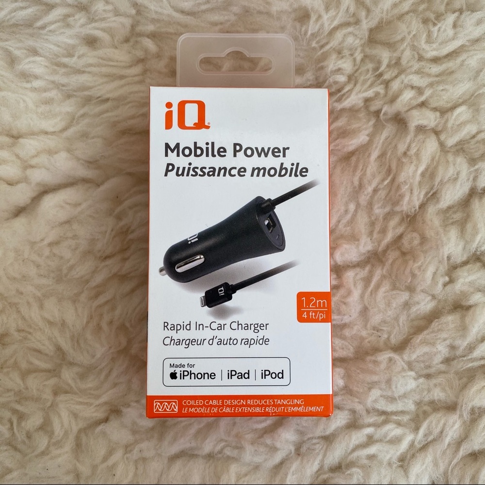 Rapid In Car Charger 1.2m BNIB